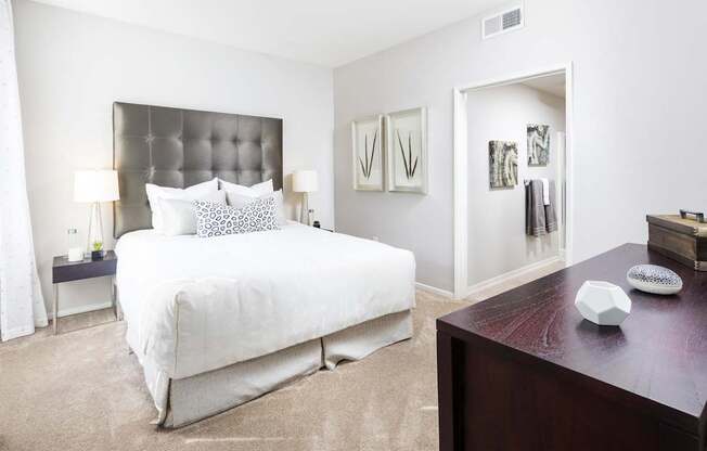 Spacious Bedroom at La Jolla Crossroads Apartments, California