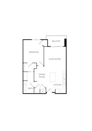 1 bed, 1 bath, 781 sqft, $1,620