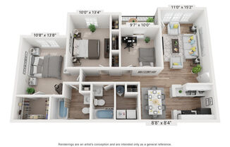 3 beds, 2 baths, 1,168 sqft, $1,715