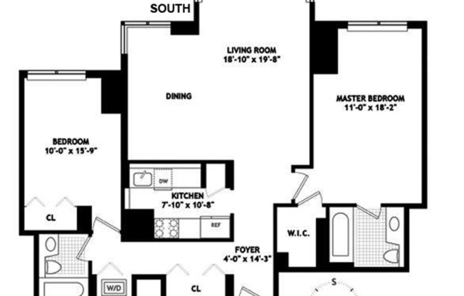 2 beds, 2 baths, 1,200 sqft, $7,000, Unit 46C