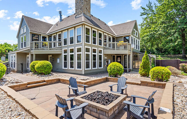 Resident Fire Pit outside clubhouse