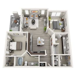 2 beds, 2 baths, 1,080 sqft, $1,886