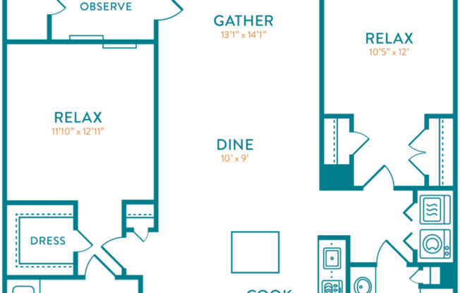 2 beds, 2 baths, 1,168 sqft, $3,074