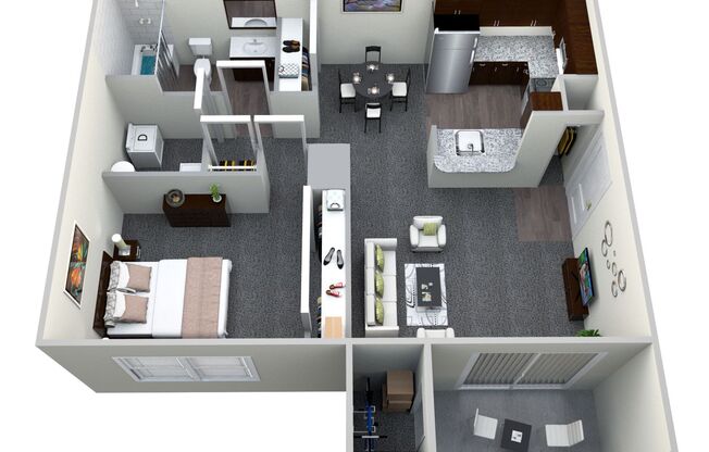 1 bed, 1 bath, 660 sqft, $1,523, Unit 11-1B