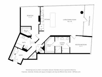 2 beds, 2 baths, 1,493 sqft, $4,916