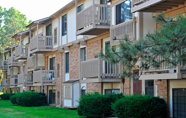 Private Balcony Garden Views at Cordoba Apartments, Farmington Hills, MI, 48334