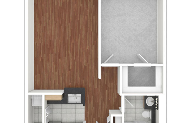 1 bed, 1 bath, 700 sqft, $2,460