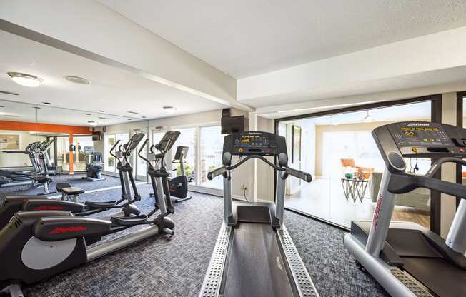 Fitness Center With Updated Equipment at The Grove at Lyndon, Louisville