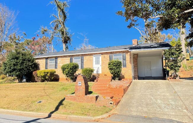 Fully renovated, 3 bed, 1 full bath, new LVP, new paint, granite counters, 2 driveways, carport, W/D hookups, must see!