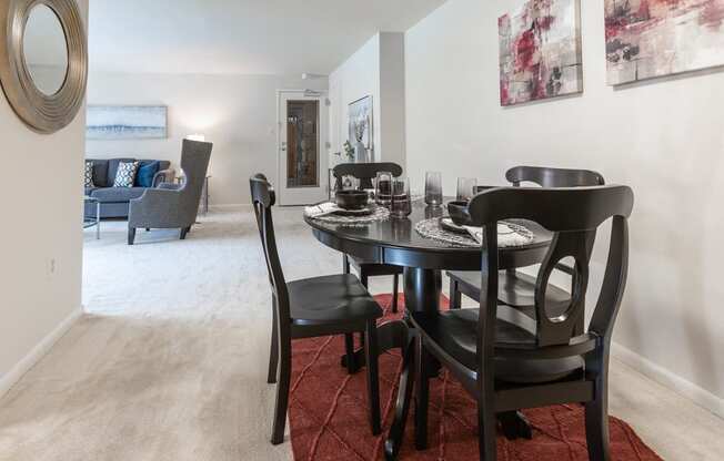 Graceful Dining Area, at Cromwell Valley Apartments, 15 Treeway Court, 2A, Towson