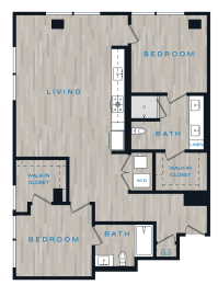 2 beds, 2 baths, 1,178 sqft, $6,077