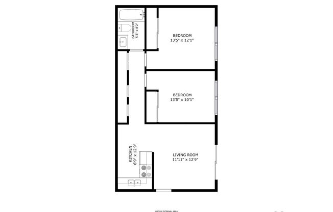 2 beds, 1 bath, 700 sqft, $1,349, Unit 27