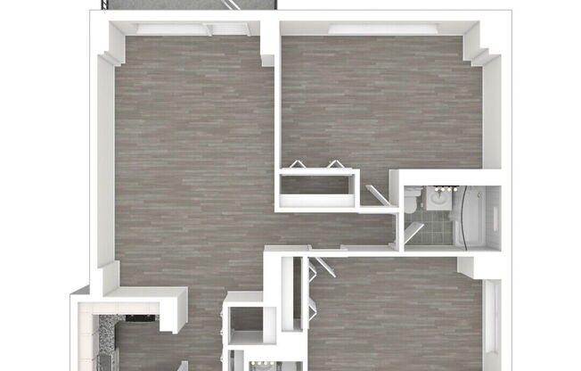 2 beds, 1.5 baths, 961 sqft, $3,203