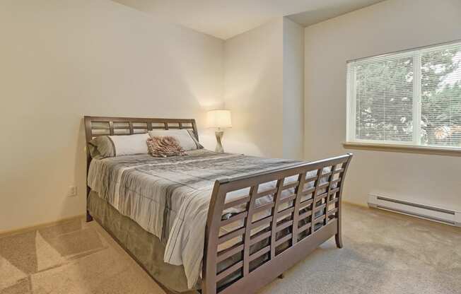 Spacious Guest Bedroom at The Madison Apartments in Olympia, Washington, WA
