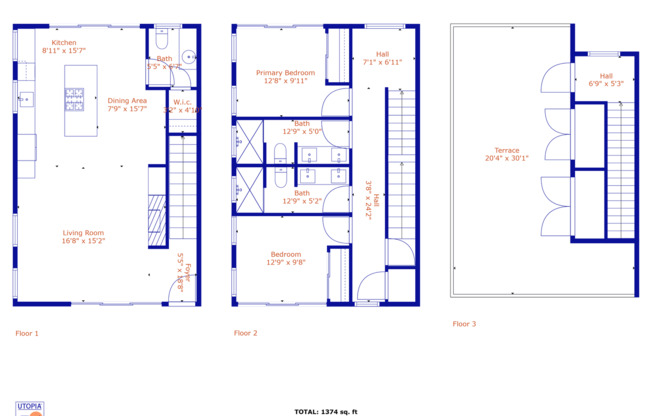 2 beds, 2.5 baths, $2,695, Unit 5737