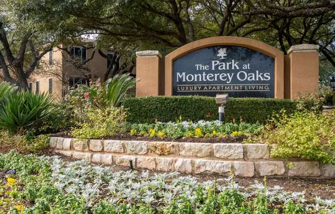 Welcoming community signage | Park at Monterey Oaks