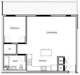 1 bed, 1 bath, 790 sqft, $2,950