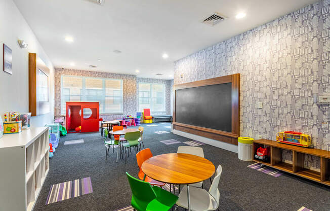 Childrens Playroom Amenity Space At Valley and Bloom
