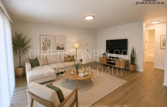 Beautiful one-bedroom and two-bedroom apartments in Sumner!