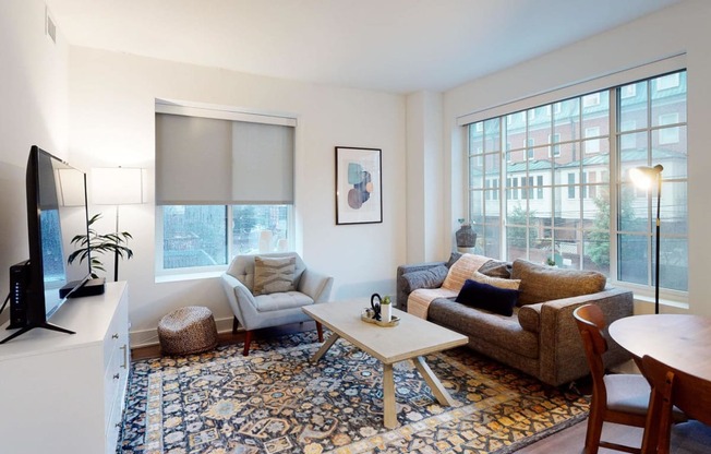 Living Room With Kitchen at Madison House, Washington, Washington