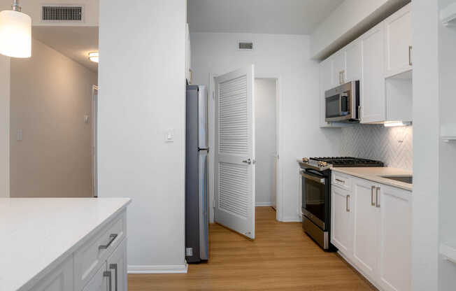 Kitchen with Stainless Steel Appliances