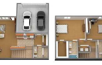 2 beds, 2.5 baths, 1,330 sqft, $1,460