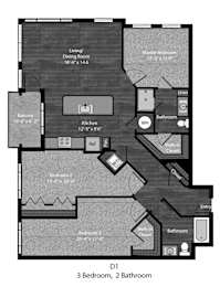 3 beds, 2 baths, 1,413 sqft, $2,950