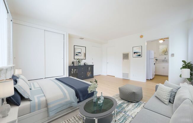 Studio, 1 bath, 375 sqft, $1,975, Unit 101