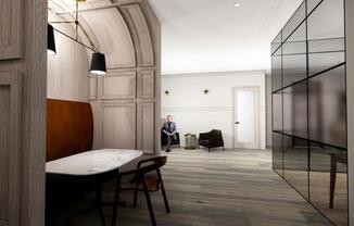 Work your way with versatile coworking spaces at Modera University Park in Denver, CO.