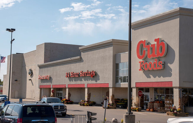 Cub Foods grocery store at Urban Park I and II Apartments, Minnesota, 55426