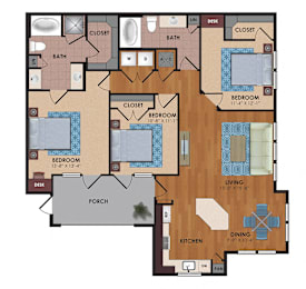 3 beds, 2 baths, 1,452 sqft, $1,925