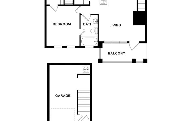 1 bed, 1 bath, 903 sqft, $1,550