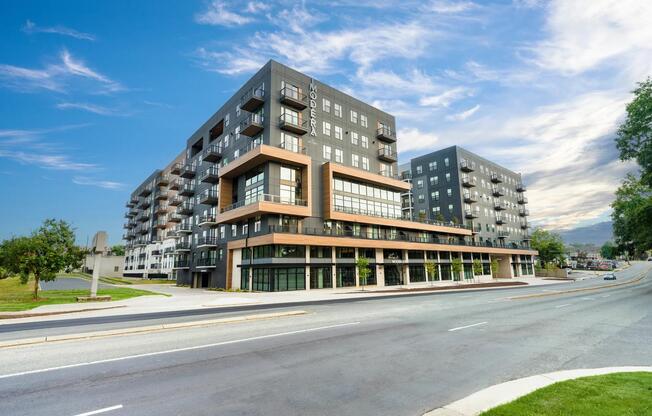 Striking architecture and bold design set Modera LoSo apart in Charlotte’s LoSo district.