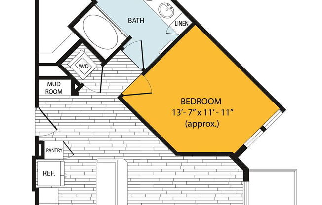1 bed, 1 bath, 767 sqft, $2,105