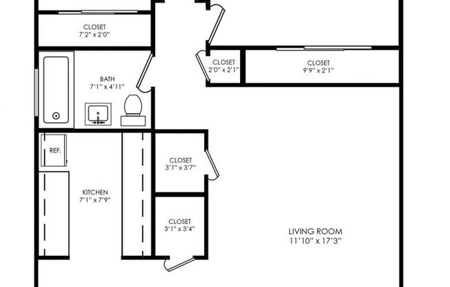 2 beds, 1 bath, 720 sqft, $1,500, Unit Unit 1