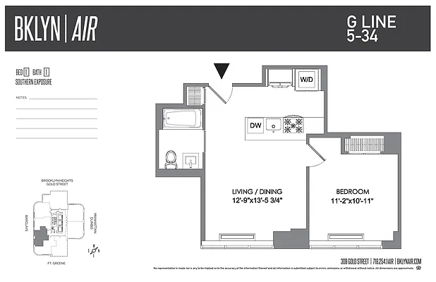 Studio, 1 bath, $4,000, Unit 24G