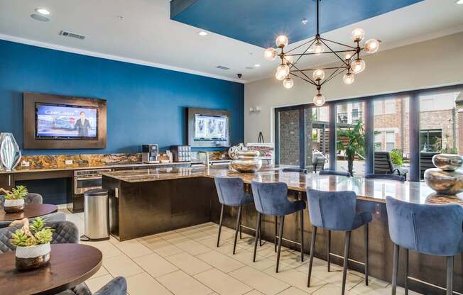 Brand new Clubhouse with entertainment center, pool table, TV and lounge area with kitchen