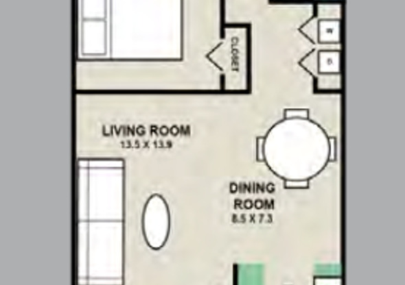 2 beds, 2 baths, 938 sqft, $1,250, Unit 155