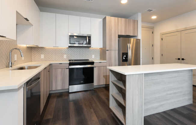 Kitchen with Stainless Steel Appliances