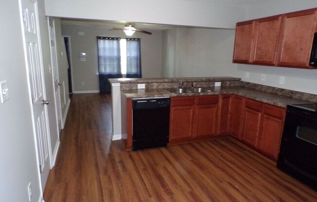 Two Bedroom Two and Half Bathroom End Unit located in The Gables