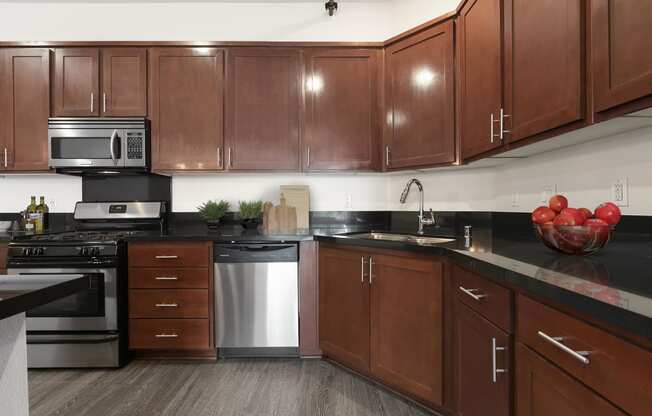 Kitchen at San Pedro Bank Lofts, San Pedro, 90731