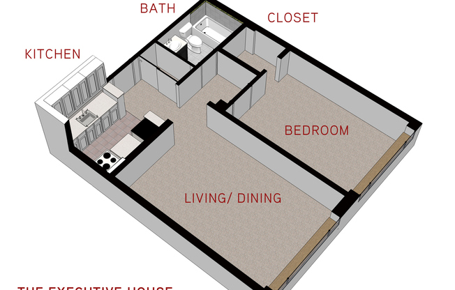 1 bed, 1 bath, 580 sqft, $1,150, Unit 802