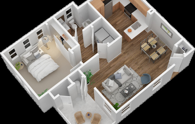 1 bed, 1 bath, 796 sqft, $2,020