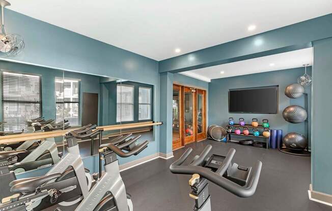 Beautiful Fitness Center at Glenwood at Grant Park, Atlanta, GA