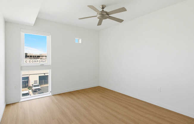 Bedroom with Hard Surface Flooring
