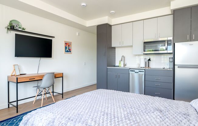 Studio, 1 bath, 351 sqft, $1,349, Unit Unit 408 - Furnished