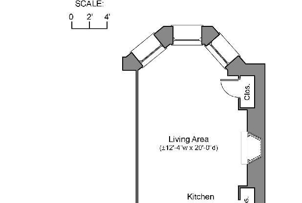 Studio, 1 bath, 308 sqft, $2,650, Unit 630
