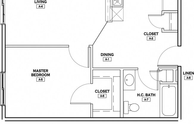 1 bed, 1 bath, 648 sqft, $850