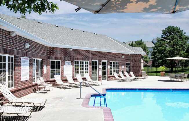Outdoor Swimming Pool at Tranquility Pointe, Omaha, NE
