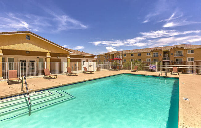 Pool with Lounge Chairs l Laughlin, NV 89029 l Vista Creek Apartmens for rent